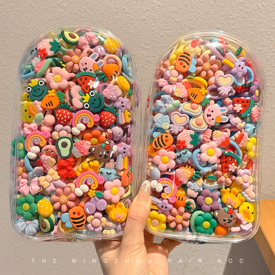 彩色小皮筋儿童不伤发发圈女童