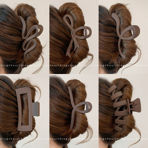 气质美拉德发夹高级感头发抓夹