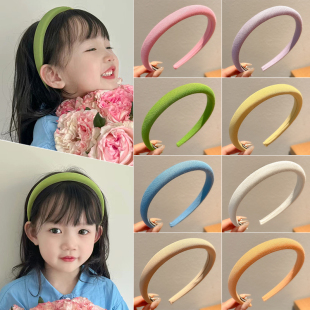 2026新款 彩色头窟发箍女儿童宝宝头饰不勒头发卡洗脸防滑头箍发捆