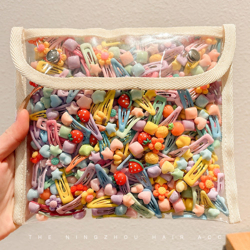 多巴胺彩色bb夹儿童发夹女孩刘海