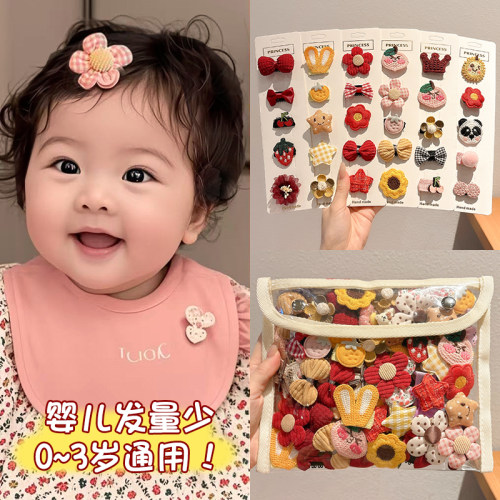 女童发量少专用婴幼儿宝宝发夹