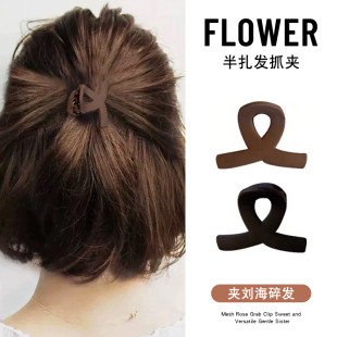 2026新款小抓夹女后脑勺头发夹子半扎发夹头饰短发过渡期神器发卡