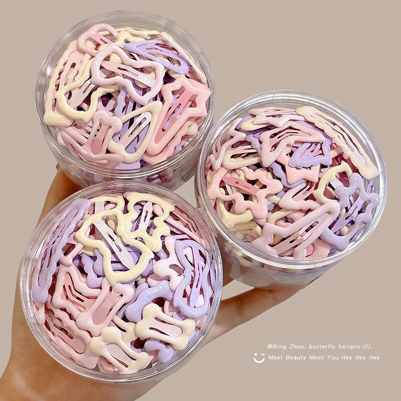 多巴胺彩色bb夹星星小发夹女儿童