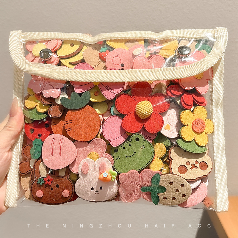 2025新款女童刘海贴儿童魔术贴