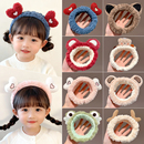 儿童宝宝发带洗脸专用发箍女童头箍可爱毛绒束发带小女孩秋冬发饰