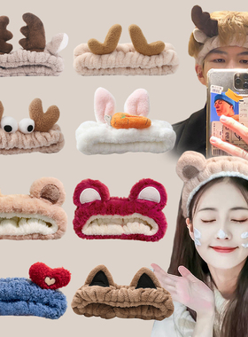 今年流行的洗脸专用束发带女2025新款敷面膜发箍洗漱头箍头饰发卡