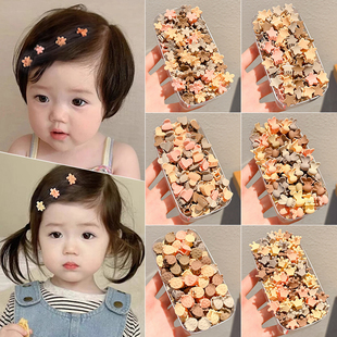 儿童刘海侧边夹前额迷你小抓夹女孩发饰女童婴儿宝宝头饰碎发卡子