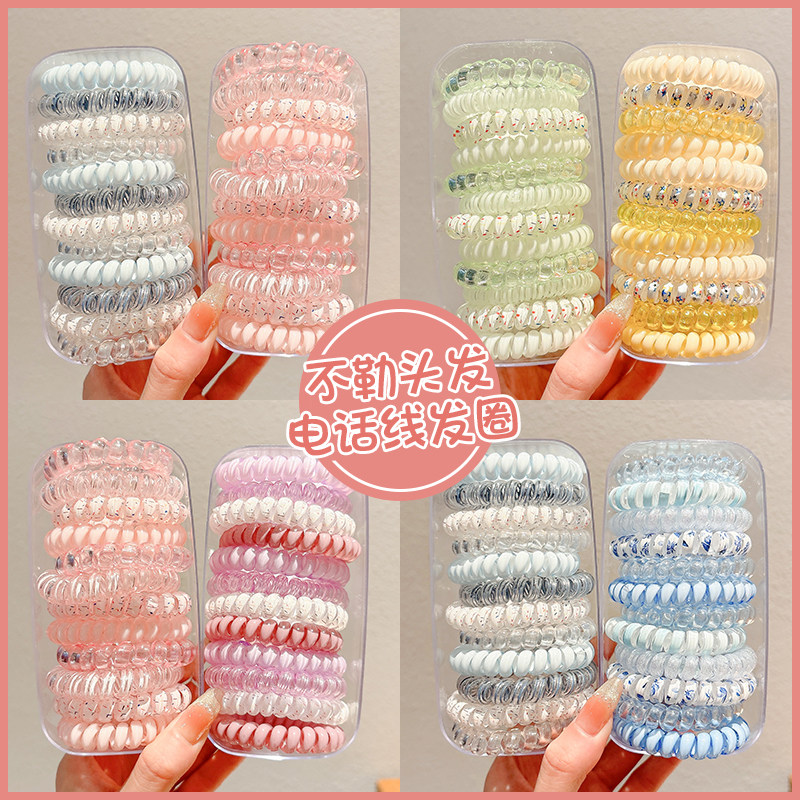 女童头绳儿童扎头发电话线发圈彩色皮筋不伤发高弹力耐用发绳头饰,饰品/流行首饰/时尚饰品新,发饰,淘宝优惠券,粉丝福利购,淘宝优惠卷