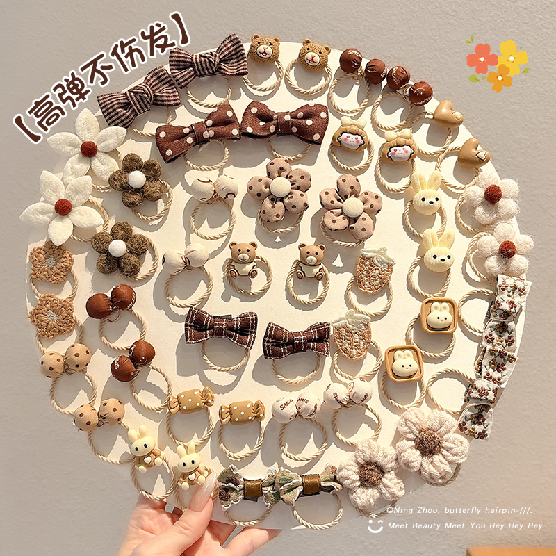 儿童皮筋不伤发发圈女童宝宝头绳