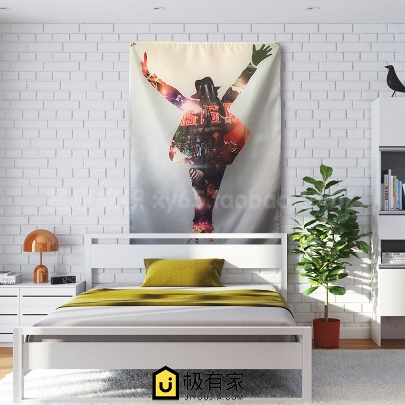 China hall Home background decorate Qiangbu Michael Jackson MICHAEL JACKSON Hanging cloth bar meetingin the Home accessories , Mural  category - from Buy2taobao.com to provide professional Taobao agent buy service