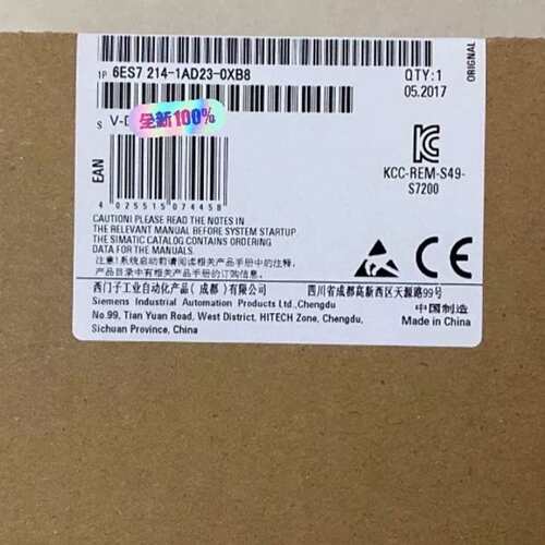 议价未拆封6ES7214-1AD23-0XB8当天发货
