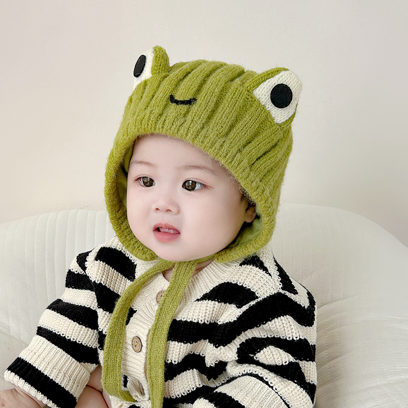 慕佩奇护耳帽可爱青蛙超萌保暖