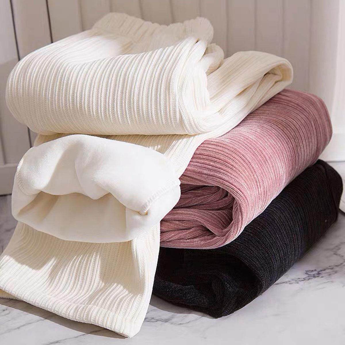 女童灯芯绒裤子秋冬季中大童加绒加厚运动直筒长裤百搭女孩阔腿裤