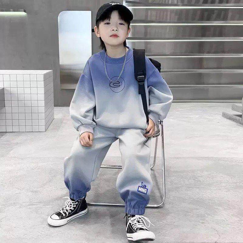 男童秋装套装2024新款儿童中大童秋季卫衣运动服春秋款帅气时髦潮