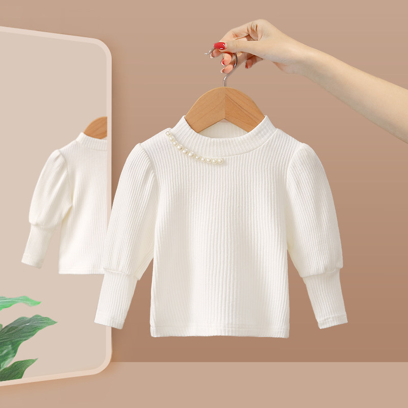 女童打底衫春秋季2026新款宝宝春装上衣内搭加厚儿童时髦长袖T恤t,童装/婴儿装/亲子装,T恤,淘宝优惠券,粉丝福利购,淘宝优惠卷