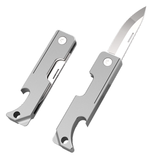 钛合金迷你折叠小刀快递小刀随身EDC钥匙扣防身挂件开信封便携 刀