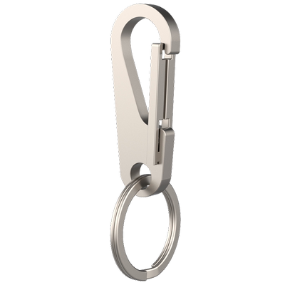 钛匠工钛合金钥匙男士加厚锁匙扣