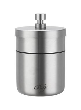 B&y新款304不锈钢烟灰缸车载烟缸带盖不锈钢烟缸垃圾桶便携式个30