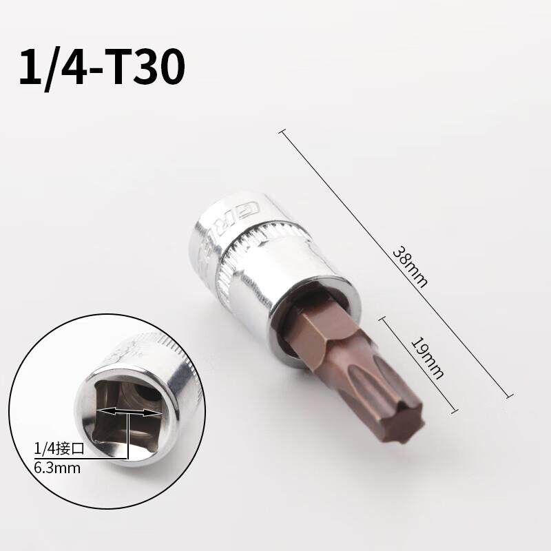 绿林(GREENER)套筒批头旋具扳手小飞套筒头棘轮扳手1/4风批头螺丝