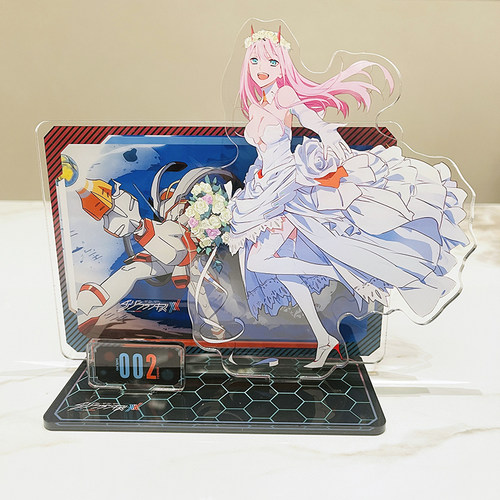 动漫二次元周边DARLING in the FRANXX 02国家队莓亚克力立牌摆件