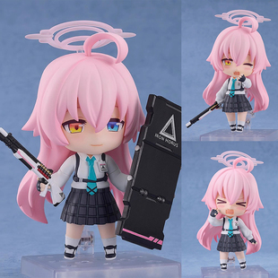 蔚蓝档案 手办圣园未花 早濑优香 小鸟游星野 粘土人动漫模型摆件