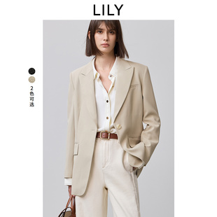 LILY2025春新款 零压西装 精致正肩收腰显瘦通勤高级感西服外套女