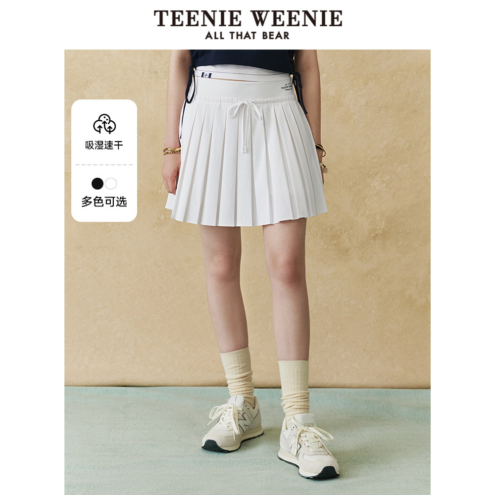 【吸湿速干】TeenieWeenie小熊奥莱半身裙2025夏季新