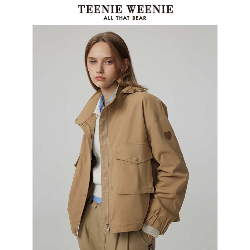 TeenieWeenie小熊奥莱冬装户外酷感工装风宽松夹克外套时