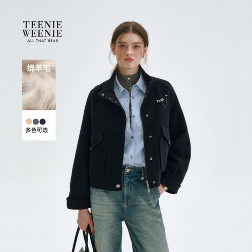 TeenieWeenie休闲通勤毛呢大衣