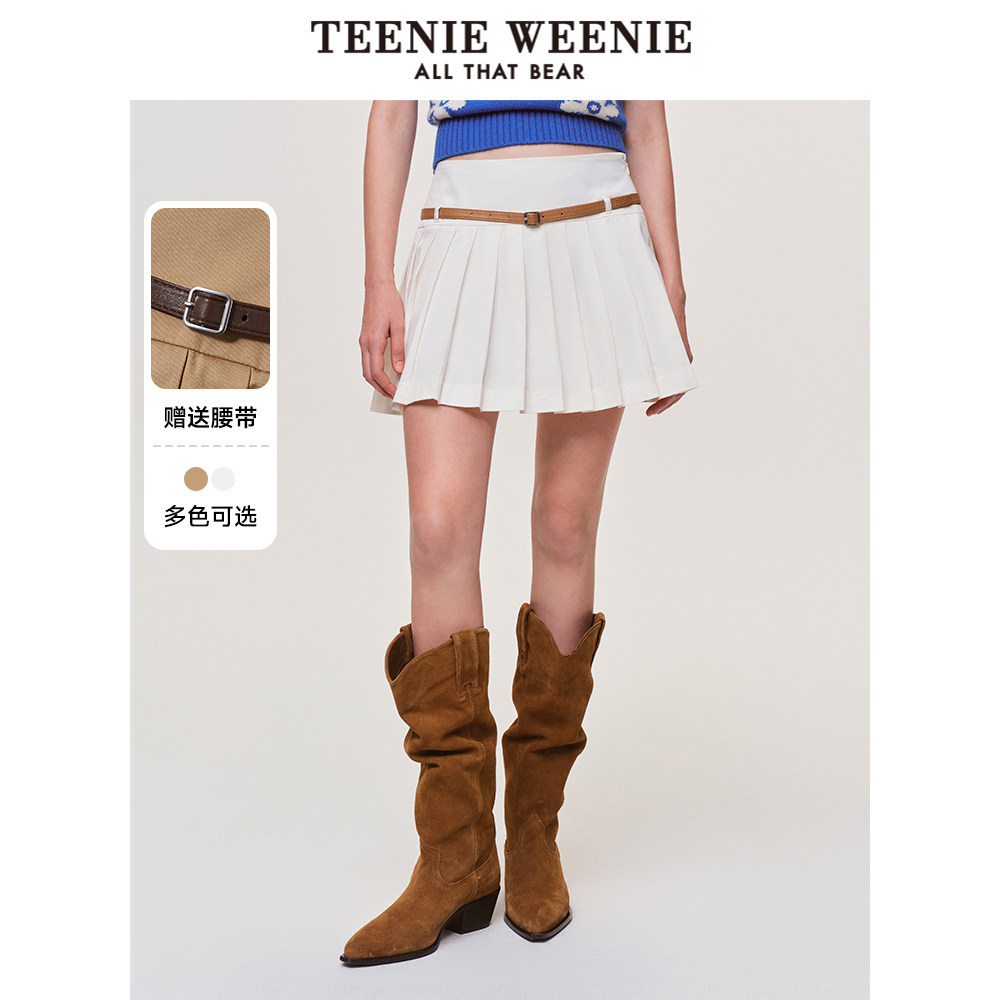 TeenieWeenie小熊奥莱半身裙2025年春夏新款俏皮活力