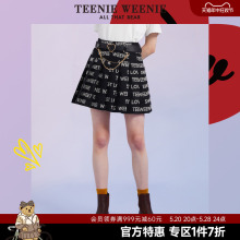 TeenieWeenie小熊奥莱百褶半身裙A字裙高腰裙甜酷少女感女春款