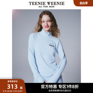 高领长袖 T恤打底衫 含莫代尔修身 TeenieWeenie小熊奥莱2024新款