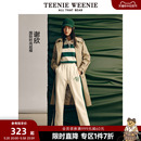 TeenieWeenie小熊奥莱风衣女英伦风外套卡其色气质简约上衣春装 女