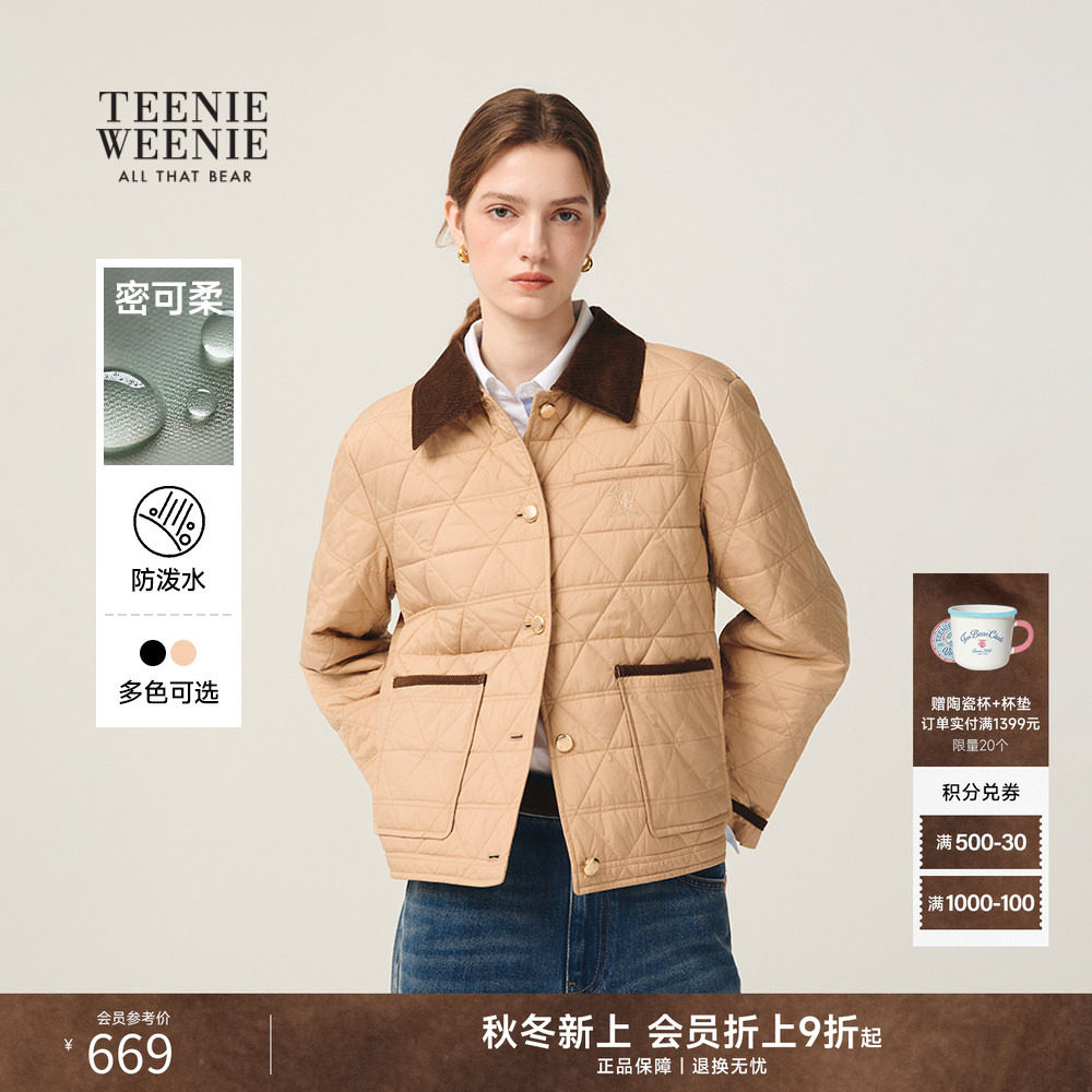 TeenieWeenie小熊女装复古棉服