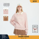 TeenieWeenie小熊卫衣春季 套头内搭上衣女 气质学院风翻领长袖