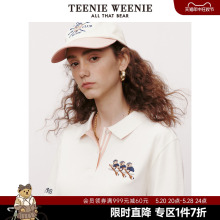 短袖 T恤冰淇淋色多巴胺女 TeenieWeenie小熊奥莱学院风休闲POLO衫