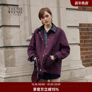 时尚 TeenieWeenie小熊奥莱复古宽松外套25秋新款 夹克 焦点巴恩