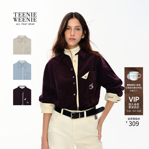 TeenieWeenie小熊女装翻领衬衫