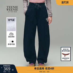 日常休闲宽松舒适潮流休闲女士长裤 TeenieWeenie小熊卫裤 春季
