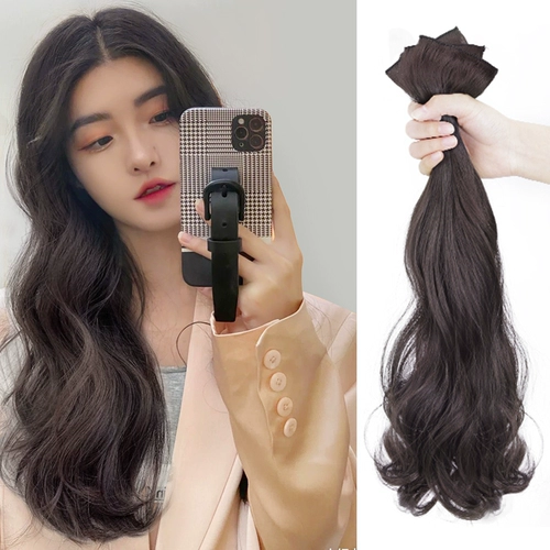 Парик, невидимое кудрявое наращивание волос изготовленное из настоящих волос, придает объем