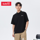 男装 班尼路2024中国龙印花男生抗菌纯棉短袖 POLO衫 新款 上衣 男夏季