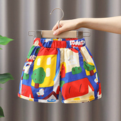 小童五分裤 儿童卡通动漫印花短裤 宝宝休闲裤 新款 潮 男女童2026夏装