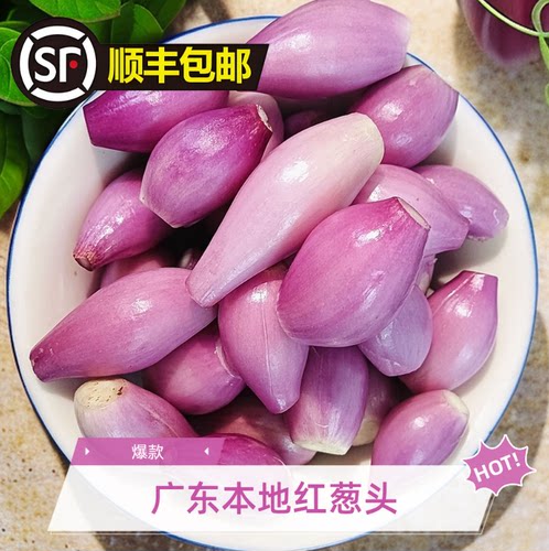 顺丰包邮广东本地红葱头去皮剥皮新鲜香葱真空包装食用熬葱油商用