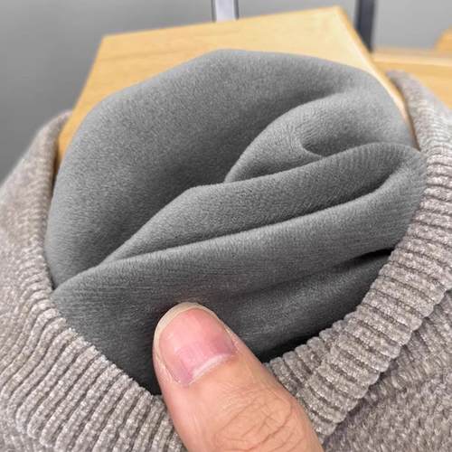 濮院羊毛衫官方旗舰店大朗高端毛衣超厚一体绒保暖厚雪尼尔针织衫