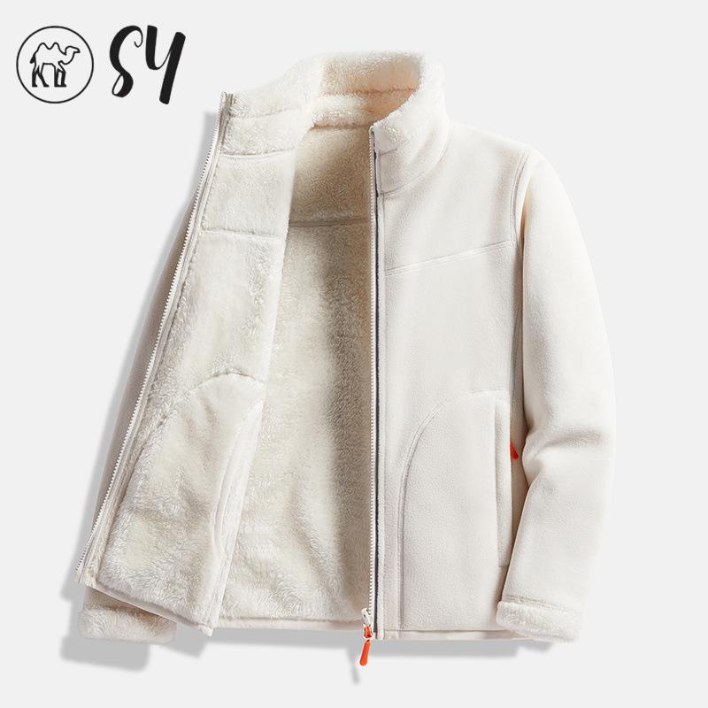 山东即墨源头工厂中山卫衣广州十三行情侣抓绒衣男户外冲锋衣内胆