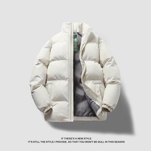 2026年新款晋江品牌高端男款棉服不臃肿新款冬季加厚运动外套立领