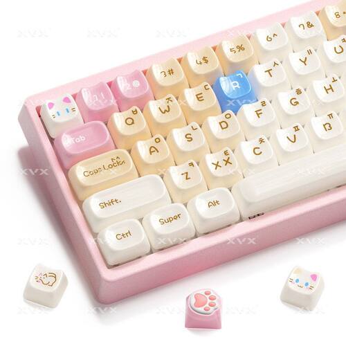 XVX布偶猫键帽MAO高度PC材质丝印