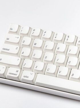 苹果风键帽MAC极简白XDA简约61 64 68 84 87 98 104 适用于apple