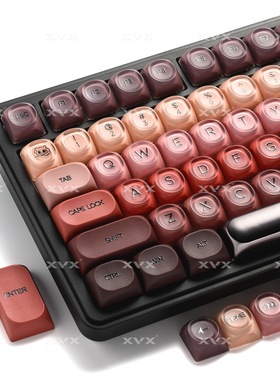 XVX口红键帽HOA果冻雾透光金属质感机械键盘帽客制化可爱圆润个性