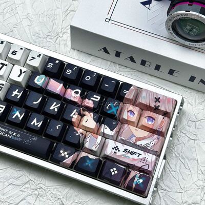 印花集键帽PC材质雾透支持夜魔